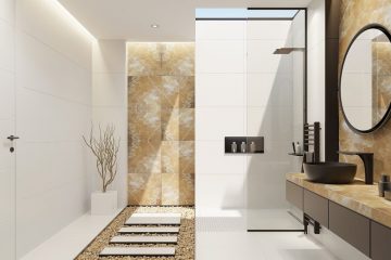 Elegir la textura de los muebles de baño